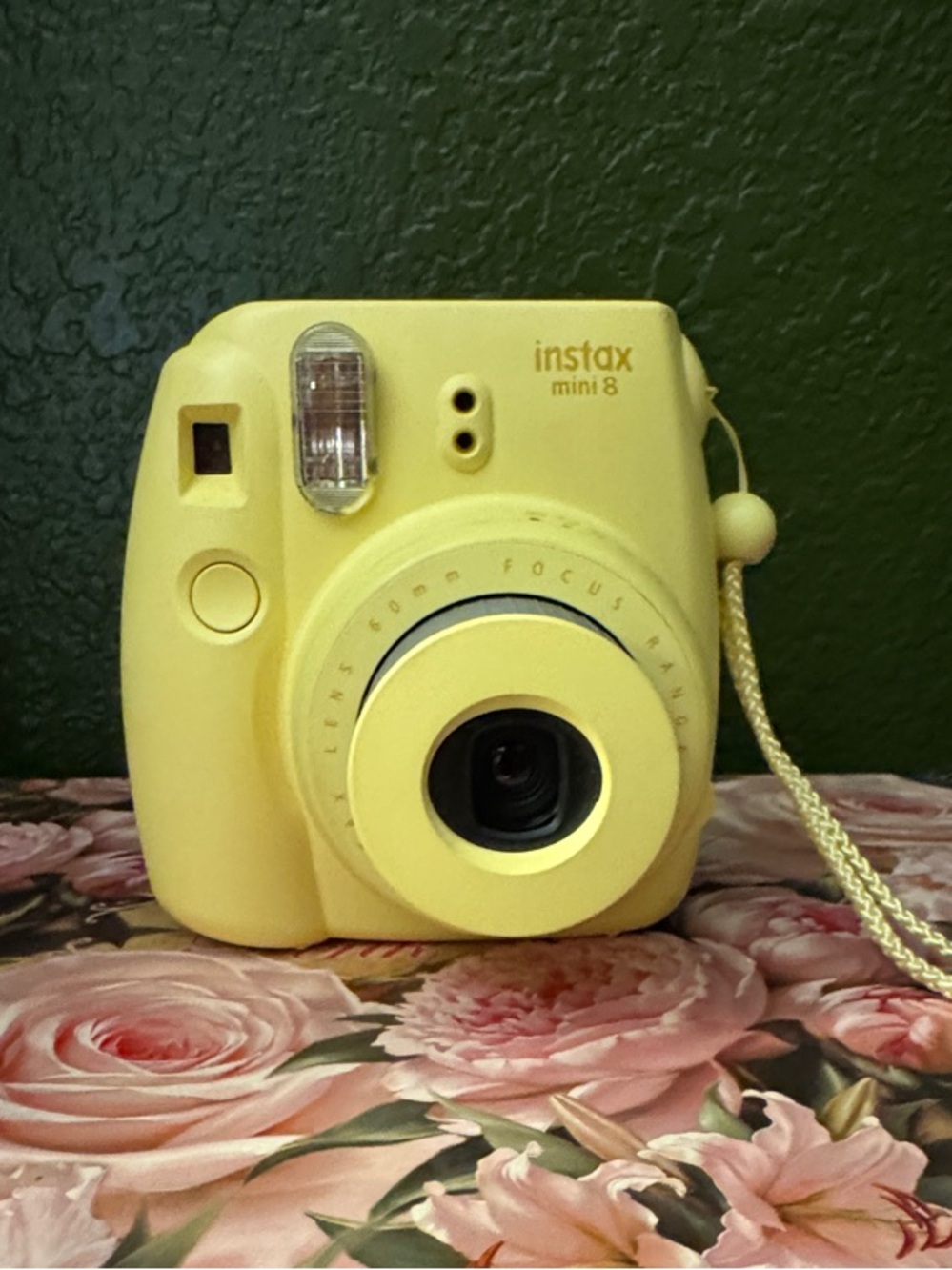 Fujifilm instax mini 8 Instant Camera - Yellow with Matching Strap